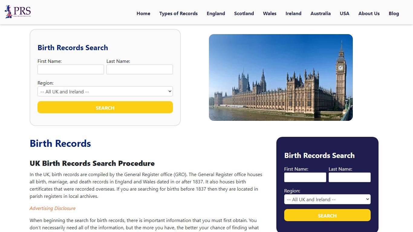 UK Birth Records Are Easy To Locate Using Public Records